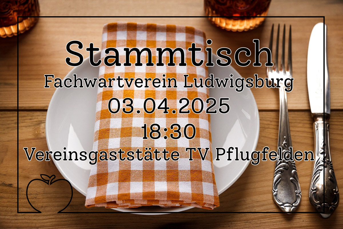 Bild mit Kurzinfos zum Stammtisch