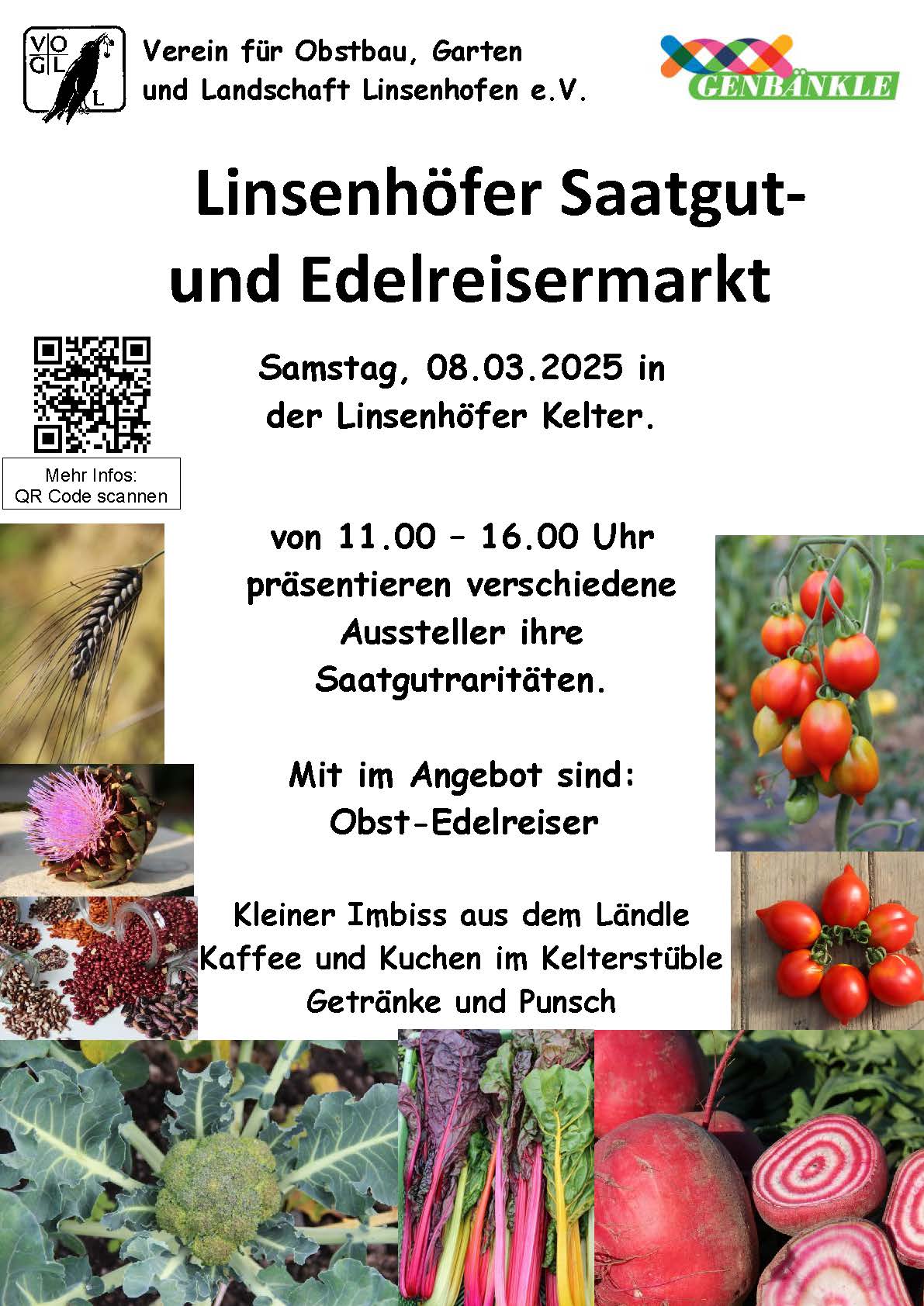 Flyer Saatgutmarkt Linsenhofen