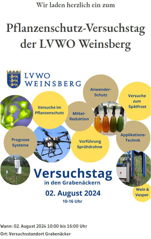 Pflanzenschutz-Versuchstag LVWO Weinsberg